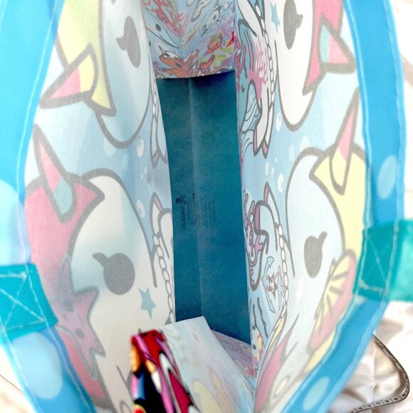 Loungefly Tokidoki Mermicorno Buds Sea Punks Reusable Tote Bag Mermaid Unicorn - Picture 5 of 7